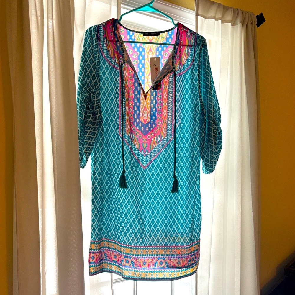 Women's resort wear sheet swim coverup- size small. New with tags!